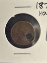 1877 Indian Head Cent Penny, Highly Coveted Key Date ** Free Shipping!