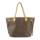 Authentic Louis Vuitton Monogram Neverfull MM Tote Bag Brown M40156 Used F/S