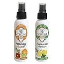 Poo de cologne, Pre-Toilet Spray | New Combo pack, Large - 240 ml | bathroom room air freshener | All Natural with pure essential oils | Citrus & Minty | As seen on Shark Tank