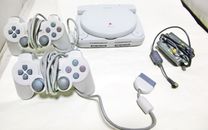 Sony PSone Combo console SCPH-140 tested w/Controller×2 ac adapter region jp