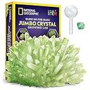 NATIONAL GEOGRAPHIC Jumbo Crystal Kit - Grow a Giant Glow in The Dark Crystal with This Crystal Growing Kit in Just a Few Days, Up to 3X Larger Than Our Standard Crystals, STEM Science Kit for Kids