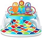 Fisher-Price Portable Baby Chair, Deluxe Sit-Me-Up Floor Seat with Developmental Toys and Snack Tray, Happy Hills