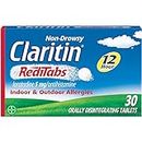 Claritin Non-Drowsy RediTabs Indoor & Outdoor Allergies 12 Hour Relief Tablets - 30 CT, 5mg.