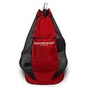 PowerNet Soccer Ball Bag | Large Carry With Large Drawstring | Mesh Bag Storage Sack | Additional Valuables Pocket | Perfect for Teams and Coaches