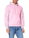 Fruit of the Loom 62-208-0 Men's Classic Hooded Sweatshirt, Light Pink,Large