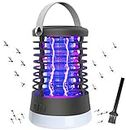 Bug Zapper, Electronic Mosquito Killing Bulb and Camping Lamp, Waterproof Mosquito Repellent Insect Killer Fly Trap with Tent Light Rechargeable for Indoor Outdoor