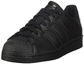 adidas Unisex Superstar Shoes Junior, Black/Black/Black, 6