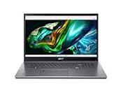 Acer Aspire 5 (A517-53-79JY) Laptop | 17,3" FHD Display | Intel Core i7-12650H | 16 GB RAM | 1 TB SSD | Intel UHD Grafik | Windows 11 | QWERTZ Tastatur | grau