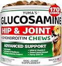 Glucosamine for Dogs - Hip and Joint Supplement for Dogs - 170 Ct - Glucosamine Chondroitin for Dogs Chews - Dog Joint Pain Relief with MSM - Advanced Dog Joint Supplement Health - Mobility Support