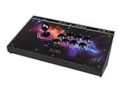 Monoprice Arcade Fighting Stick Controller, Retro Gaming, Arcade Joystick, USB Port, Compatible with Windows, Xbox One, PlayStation 4, Nintendo Switch, and Android - Dark Matter Series