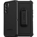 OtterBox Defender Case for Galaxy S22+, Shockproof, Drop Proof, Ultra-Rugged, Protective Case, 4X Tested to Military Standard, Black, No Retail Packaging