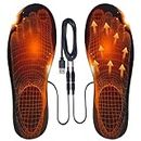 Aimshine Heated Insoles- Foot Warmers USB Heated Insoles for Men and Women for Outdoor Sports and Indoor Warmth,Winter Camping Hunting Skiing Fishing Hiking One Size