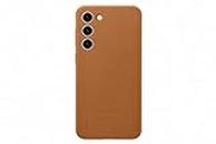 Samsung Leather Smartphone Case EF-VS916 für Galaxy S23+, Handy-Hülle, Echtleder, Schlankes Design, Camel