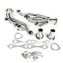 Turbo Exhaust Headers For Chevrolet Malibu Nova Camaro Monte Stainless Steel with 2-1/2" Collectors 2PCS