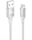 Aioneus Lightning Cable 2M iPhone Charger Cable MFi Certified USB A to Lightning Cable iPhone Cord Fast Charging Compatible with iPhone 14 13 12 11 Pro Max Mini XS XR X 8 7 Plus 6s iPad