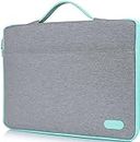 ProCase 14-15.6 Inch Laptop Sleeve Case Protective Bag, Ultrabook Notebook Carrying Case Handbag Compatible with MacBook Pro 16" / 14" 15" 15.6" Dell Lenovo HP Asus Acer Samsung Sony Chromebook Computers -LightGrey