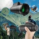40X60 HD Monocular Telescope, High Power HD Shimmering Telescope Outdoor Monoculars for Bird Watching Hunting Hiking Camping Travelling Secenery Warehouse Clearance Prime of Day Deals 2024