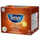 Tetley Chai Black Tea - 48 Tea Bags, 96 Grams, Contains Caffeine
