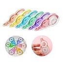 6 Pcs Correction Tape, White Out Tape Correction Tape, 12m Each Corrections Wrong Writing Whiteout Tape for Students Office Supplies