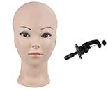 Bald Female Cometology Mannequin Head Training Head Doll Head for Wig Making and Dispay