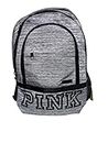 Victoria's Secret Pink Collegiate Backpack Color Marl Gray New