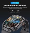 iOS + Android Smart Watch for Men Answer Calls, Fitness Tracker, Multifunction