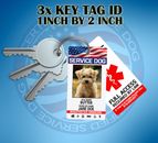 PROFESSIONAL HD PRINTED SERVICE DOG ID CARD CUSTOMIZE  ANIMAL BADGE TAG 