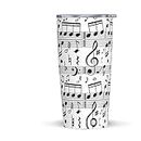 Waldeal Waldaeal Music/Musical Note 20 oz Tumbler, Travel Coffee Mug, Stainless Steel Cup with Lid, Double Wall Vacuum Insulated Travel Mug Gifts for Men Women