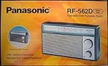 Panasonic RF-562DD FM/MW/SW 3 Band Battery Operated Radio (Black)