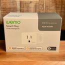 WeMo - Smart Plug  With Thread- White WSP100 Works With Apple- NEW
