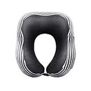 Travel Pillow Neck Pillow Set, with Sleep Mask & Noise Protection Earplugs, for Travel by Plane, Car and Other Trips,B