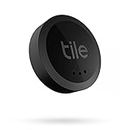 Tile Sticker (2022) Localisateur d’article Bluetooth, Portée de 45 m, compatible avec Alexa, Google Smart Home, iOS et Android, Noir