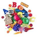 Buttons Galore and More Collection Round Novelty Buttons & Embellishments Based on Variety of Themes, Holidays and Seasons for DIY Crafts, Scrapbooking, Sewing, Cardmaking and other Projects – 50 Pcs