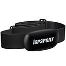 iGPSPORT HR40 Heart Rate Monitor Bluetooth & ANT+ with Chest Strap for Running Cycling Gym and Compatible with Garmin Polar Wahoo