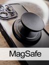 MagSafe Pop Up Sockets [Android & iPhone] #Griptok Magnetic Grip Accessory Black