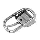 Bacca Bucci 35 MM Nickle free Reversible Clamp Belt Buckle with Branding (Buckle only) -1029