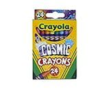 Crayola Cosmic Crayons, Pearl & Glitter Colors, 24ct Crayons, Gift for Kids, Ages 4 & up