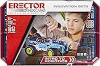Meccano Erector, Intro to Robotics Innovation Set, S.T.E.A.M. Building Kit with Sensors and Real Motor