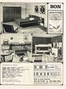 PUBLICITE ADVERTISING 084  1965  ROCHE & BOBOIS   meubles  chambres à coucher