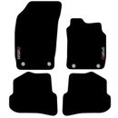 For Audi A1 2010 to 2018 Tailored Carpet Car Floor Mats with logo (4 Clips)