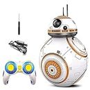 2.4G Remote Control Robot Intelligent Star Wars Upgrade RC Robot Action Figure BB8 Robot With Music Sound Action Figure Gift Toys Ball BB-8 For Kids