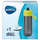BRITA Active Water Filter Bottle, reduces chlorine and organic impurities, BPA free, Lime, 600 ml