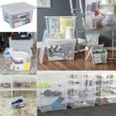 Transparent Plastic WHAM Crystal Clear Home Kitchen Storage Box/Lid Rectangular