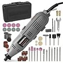 Terratek Corded Rotary Tool 150Pc Accessory Set, 135W Variable Speed 8000-33000RPM, Ideal for DIY Projects, Woodwork, Hobby Craft & Dremel Multi Tool Compatible with Carry Case Included