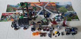 Lego Jurrasic Park Lot Completed Built Sets W/ Books 76929 10756 75926 75928