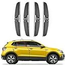 AVEDIA Stylish Car Door Edge and Handle Guards Rubber Corner Protectors Exterior Accessories All for Scratch Protection for Seltos, Sonet, Carens, Carnival, EV6