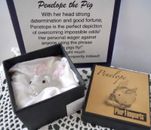Pier 1 Imports PENELOPE Flying Pig Clear Crystal Pig