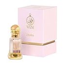 WANI Zahra Concentrated Rose Perfume Oil Floral Scented, Arabian Fragrance Attar For Women, 6ml