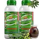 NeemJa PRO - Neem Oil & Karanja Oil PRO Mix (100ml-Pack 2) 100% Water Soluble for Plants Insects Spray Pesticide for Plants Home Garden Organic pest Control, for Insecticide Spray
