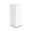 Linksys Velop MX5300 Tri-Band Whole Home Mesh WiFi 6 System (AX5300) WiFi Router, Extender & Booster up to 3000 sq ft, 4x Faster Speed for 50+ Devices with MU-MIMO & Parental Controls - 1 Pack, White